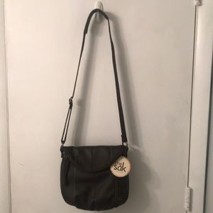 “The Sak” Deena Chocolate Leather Bag. NWT